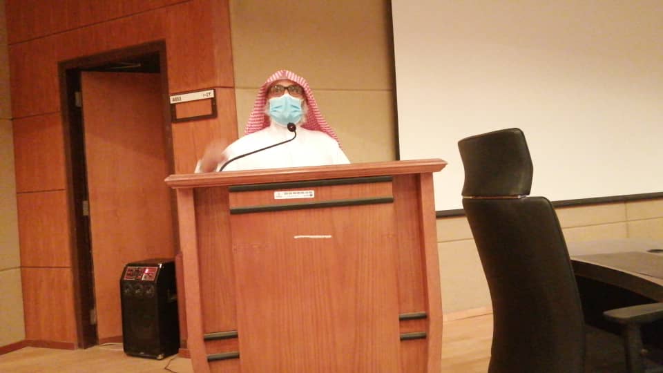 لجنة الأنشطة الطلابية في كلية المجتمع تنظم مبادرة بعنوان الوقاية من فيروس كورونا - الفصل الأول 1442