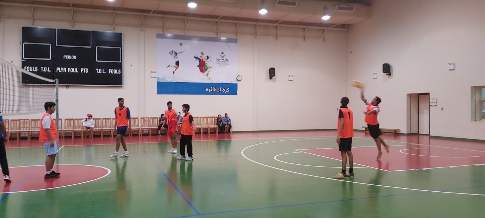 The Applied College volleyball team emerged victorious in their third match of the Najran University Volleyball League, and they have qualified for the finals - Second Semester 1445.